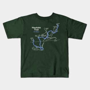 Hayduke Trail Route Map Kids T-Shirt